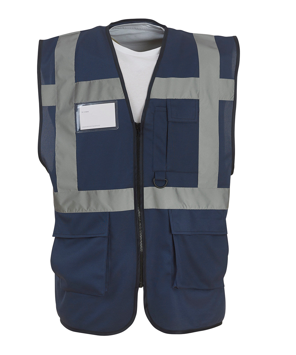 Multifunctional executive hi-vis waistcoat