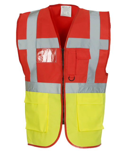 Multifunctional executive hi-vis waistcoat