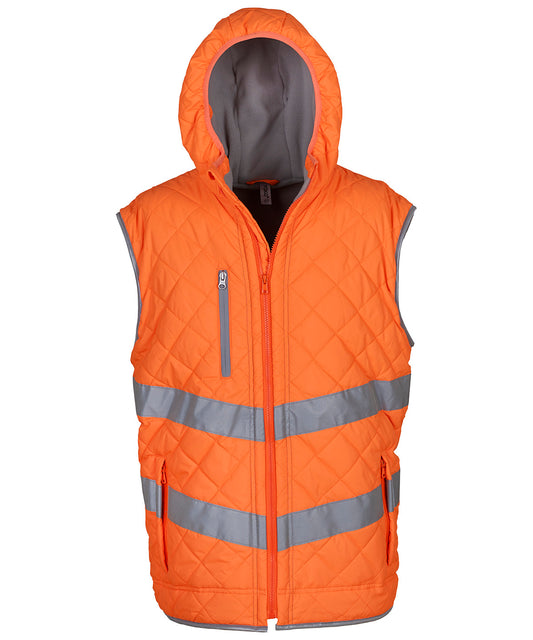 Hi-vis Kensington hooded gilet