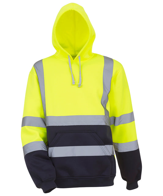 Hi-vis pull-over hoodie