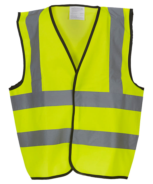 Kids hi-vis 2 b&b waistcoat