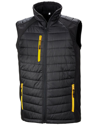 Compass padded softshell gilet