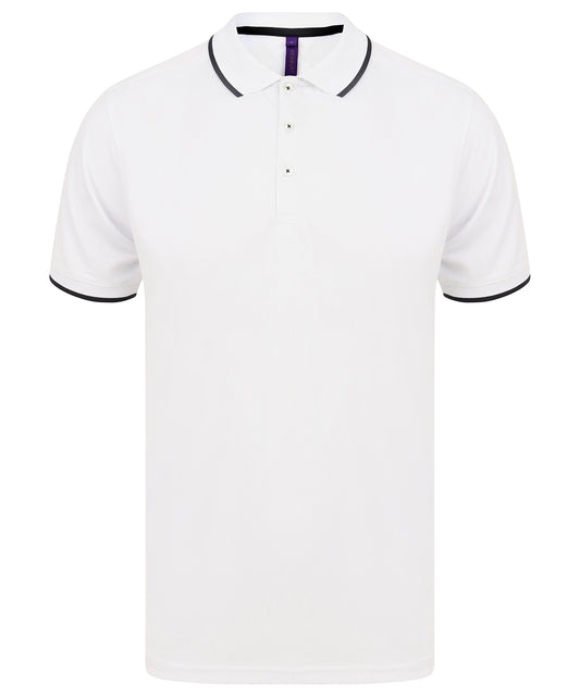 HiCool® tipped polo shirt