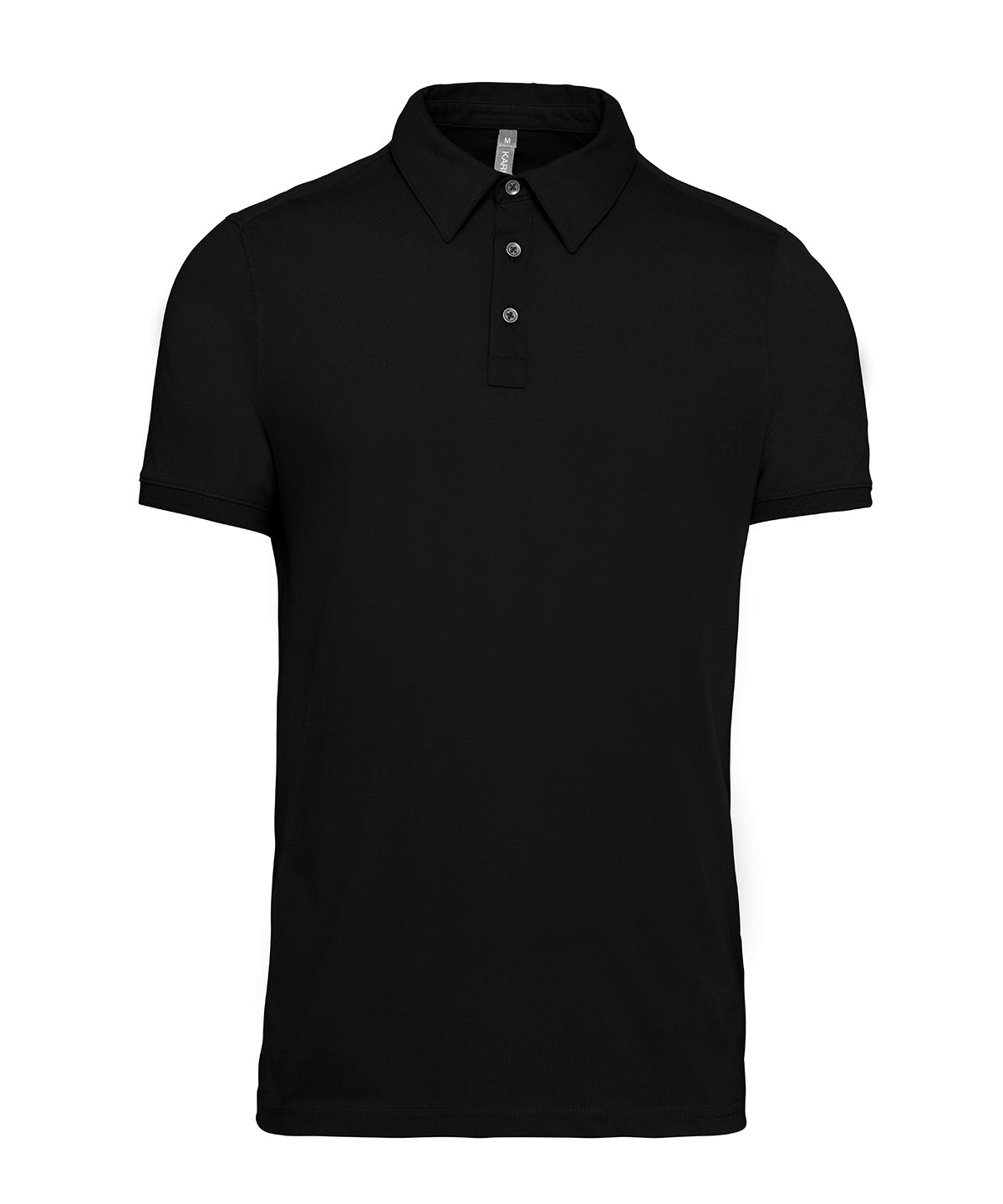 Jersey knit polo shirt