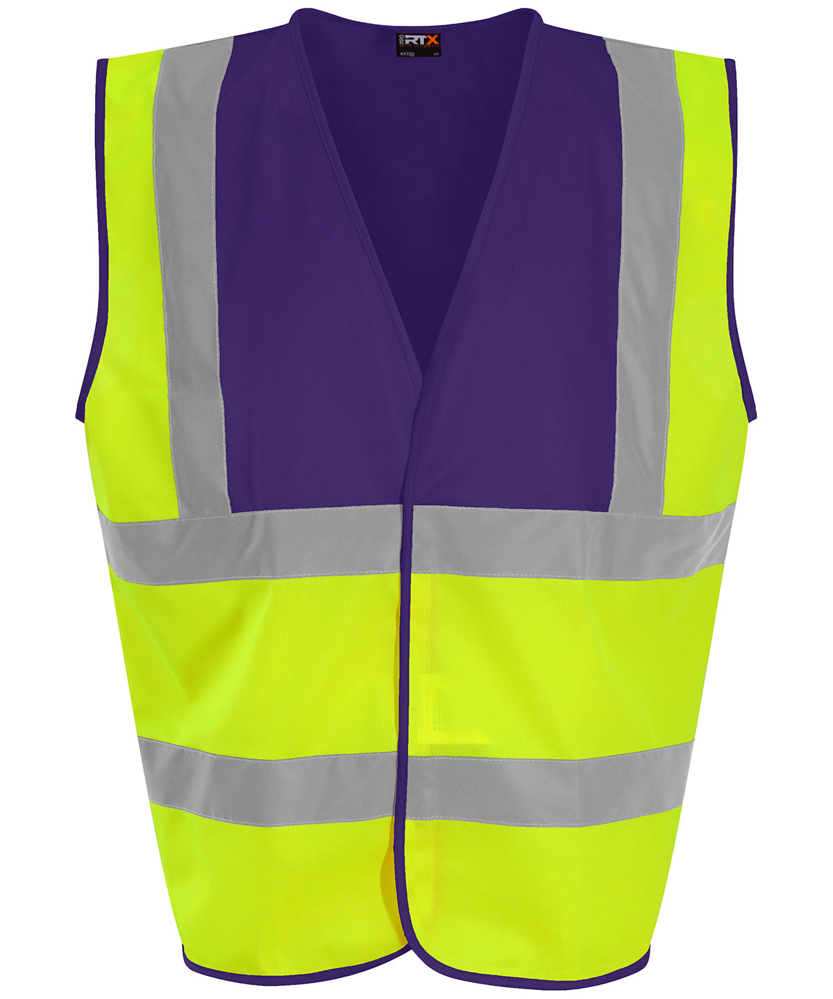Waistcoat - HV Yellow/Purple