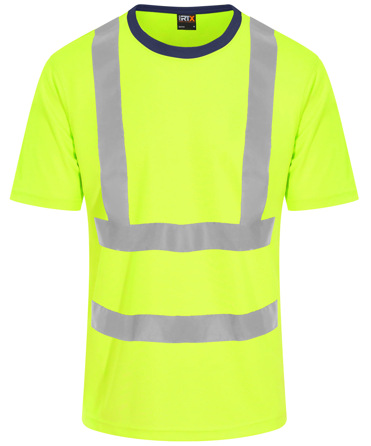 High visibility t-shirt - HV Yellow/Navy