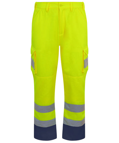 Cargo trousers - HV Yellow