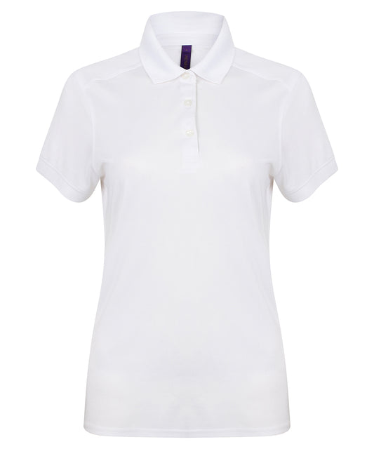 Women's stretch polo shirt with wicking finish (slim fit)