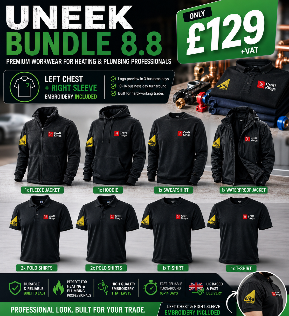 Uneek Bundle 8 ITEMS