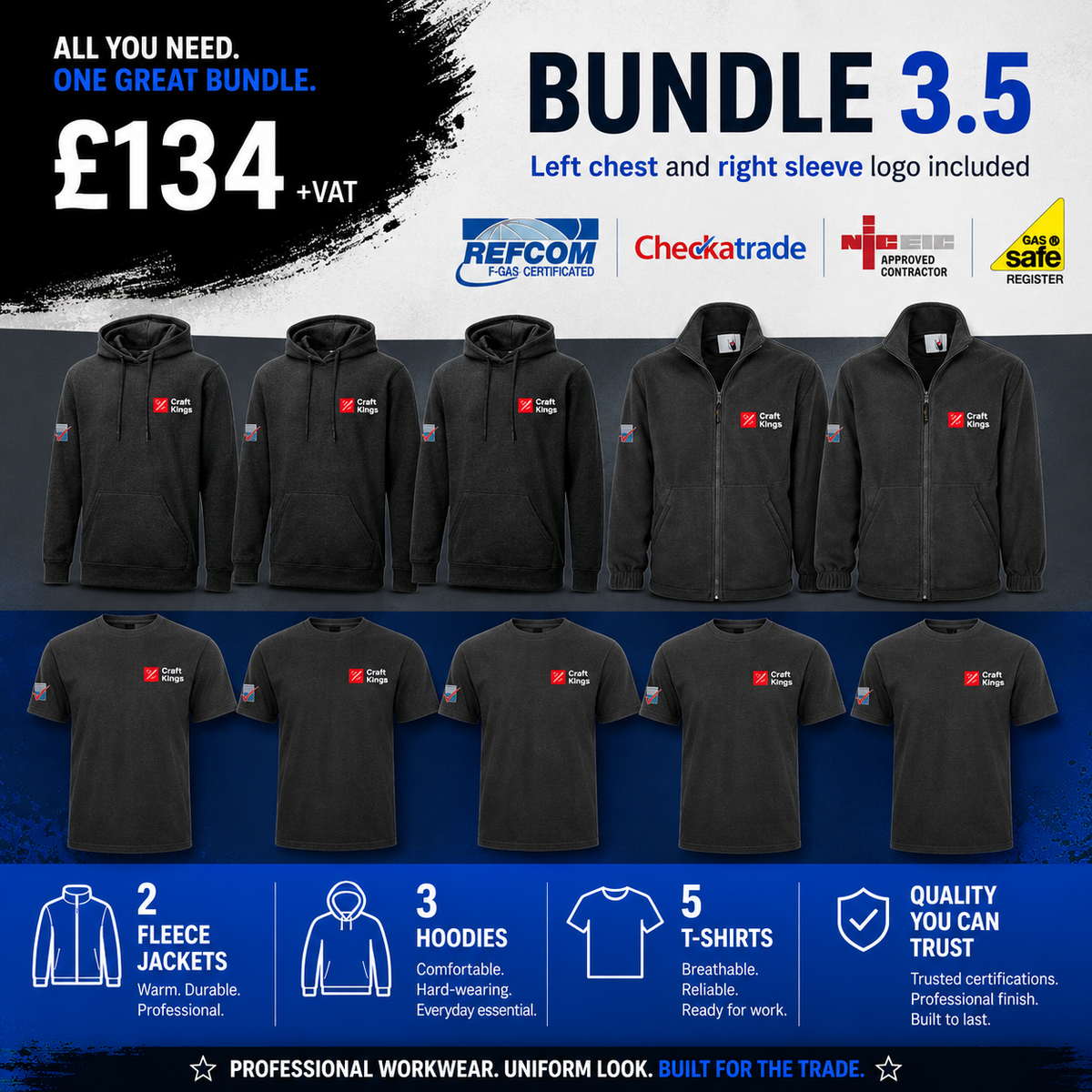 Bundle 3.5 - Plumbers Workwear Deal