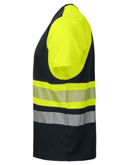 Pro-Job ProJob 6020 EN ISO 20471 Class 1 T-Shirt - Yellow/Black