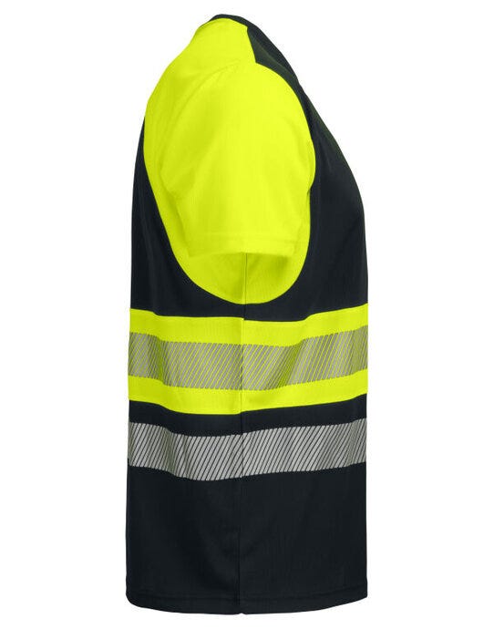 Pro-Job ProJob 6020 EN ISO 20471 Class 1 T-Shirt - Yellow/Black