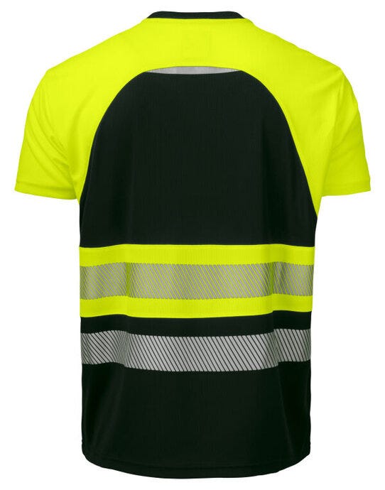 Pro-Job ProJob 6020 EN ISO 20471 Class 1 T-Shirt - Yellow/Black
