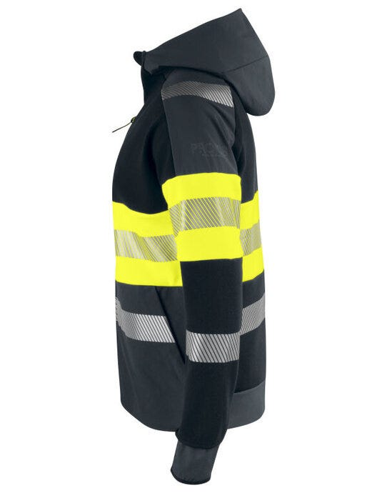 Pro-Job ProJob 6122  Class 1 Technical Hood Jkt - Yellow/Black