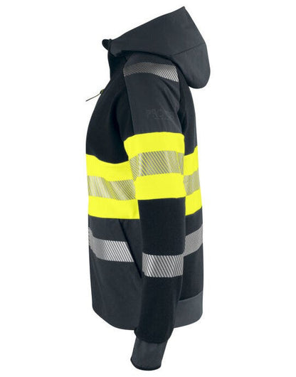 Pro-Job ProJob 6122  Class 1 Technical Hood Jkt - Yellow/Black