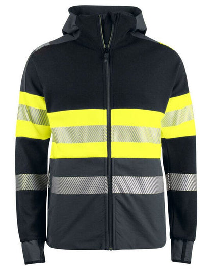 Pro-Job ProJob 6122  Class 1 Technical Hood Jkt - Yellow/Black