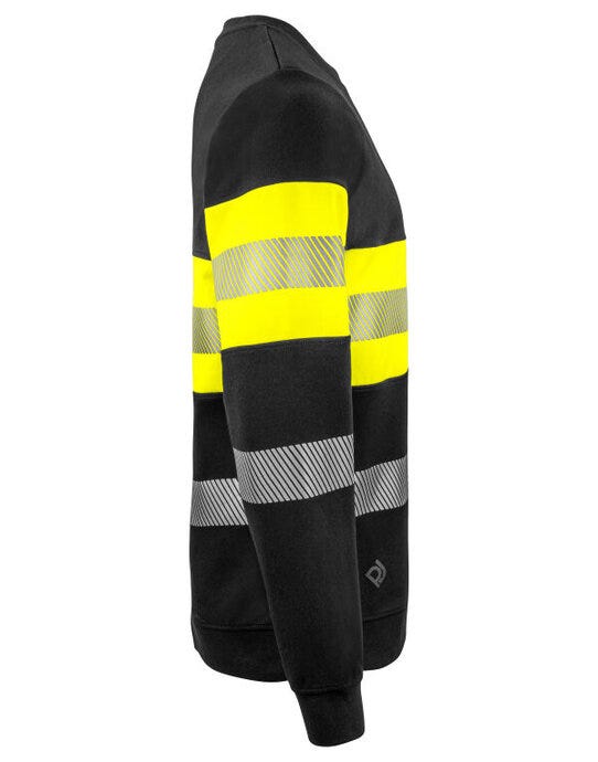 Pro-Job ProJob 6129 EN ISO 20471 Class 1 Sweat - Yellow/Black
