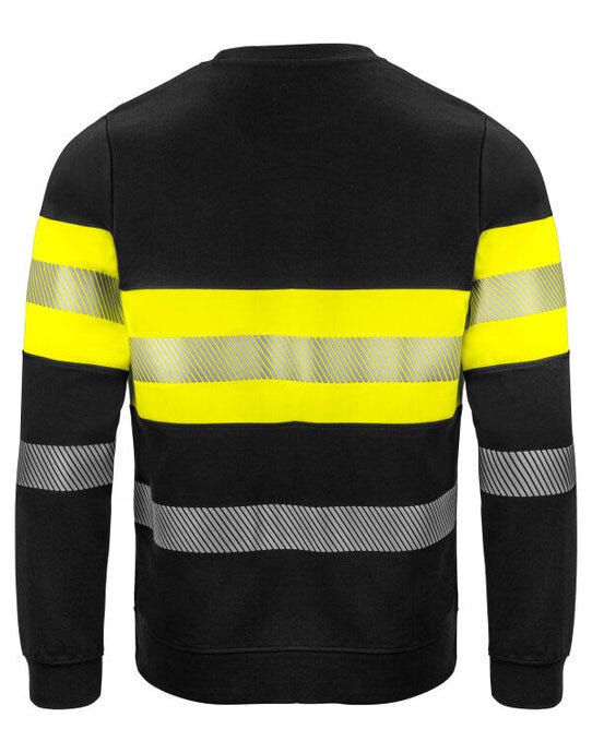 Pro-Job ProJob 6129 EN ISO 20471 Class 1 Sweat - Yellow/Black