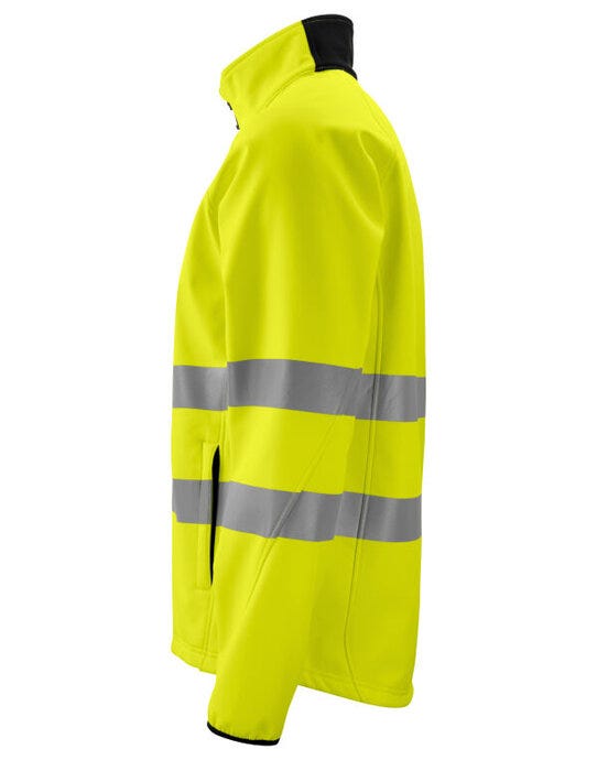 Pro-Job ProJob Prio 6432 Class 3/2 Softshell Jkt - Yellow/Black