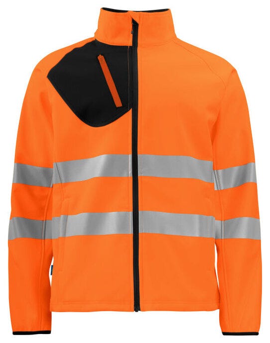 Pro-Job ProJob Prio 6432 Class 3/2 Softshell Jkt - Orange/Black