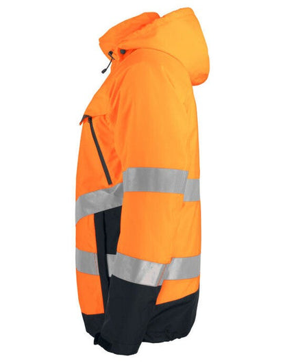 Pro-Job ProJob Prio 6441 Padded Class 3 Jacket - Orange/Black