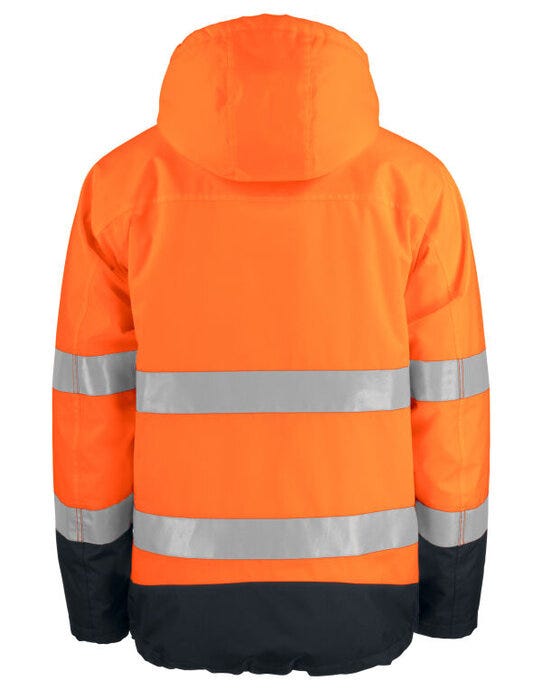 Pro-Job ProJob Prio 6441 Padded Class 3 Jacket - Orange/Black