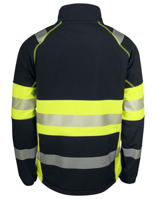 Pro-Job ProJob 6443 Class 1 Softshell Jkt - Yellow/Black