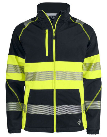 Pro-Job ProJob 6443 Class 1 Softshell Jkt - Yellow/Black
