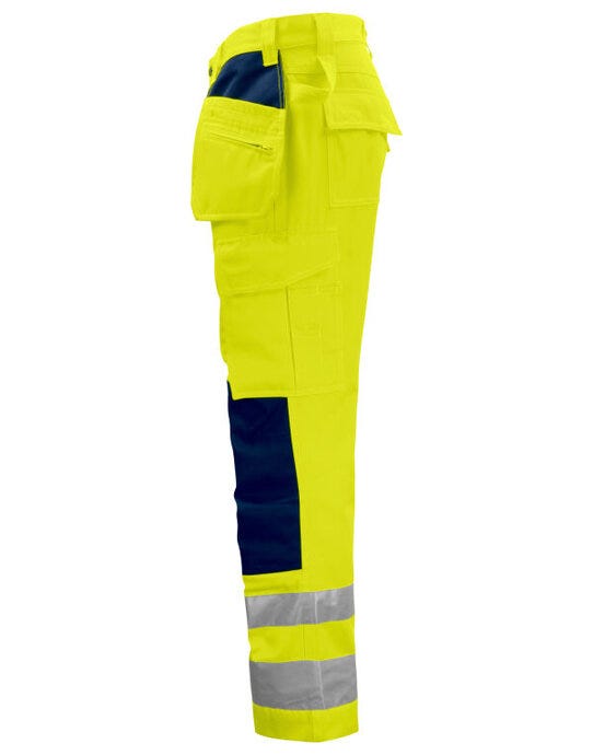 Pro-Job ProJob Prio 6531 Waistpants Class 2 - Yellow/Navy