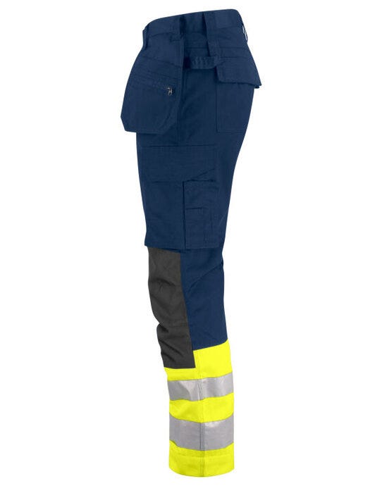 Pro-Job ProJob Prio 6534 Waistpants Class 1 - Yellow/Navy