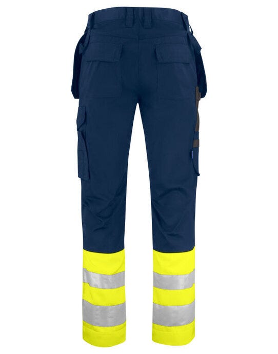 Pro-Job ProJob Prio 6534 Waistpants Class 1 - Yellow/Navy