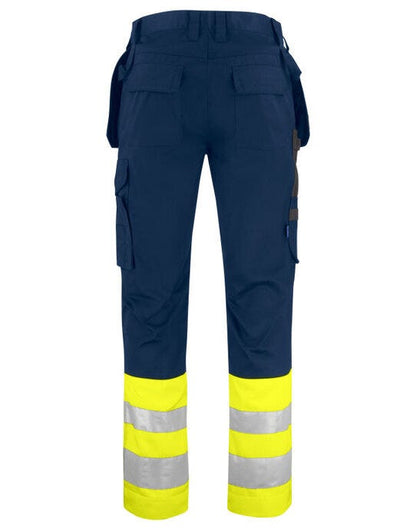 Pro-Job ProJob Prio 6534 Waistpants Class 1 - Yellow/Navy