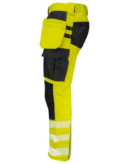 Pro-Job ProJob 6571 Waistpant Stretch Class 2 - Yellow/Black