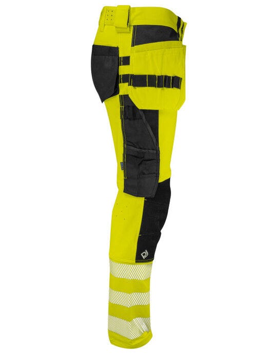 Pro-Job ProJob 6571 Waistpant Stretch Class 2 - Yellow/Black
