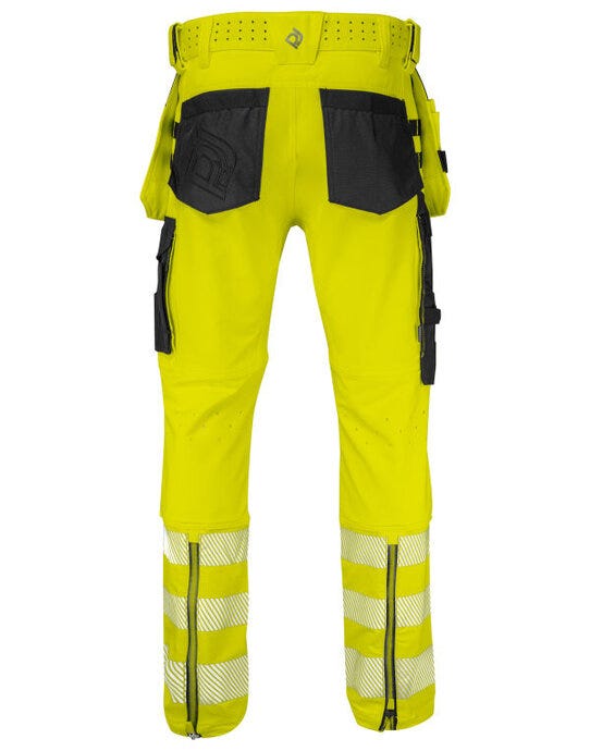 Pro-Job ProJob 6571 Waistpant Stretch Class 2 - Yellow/Black