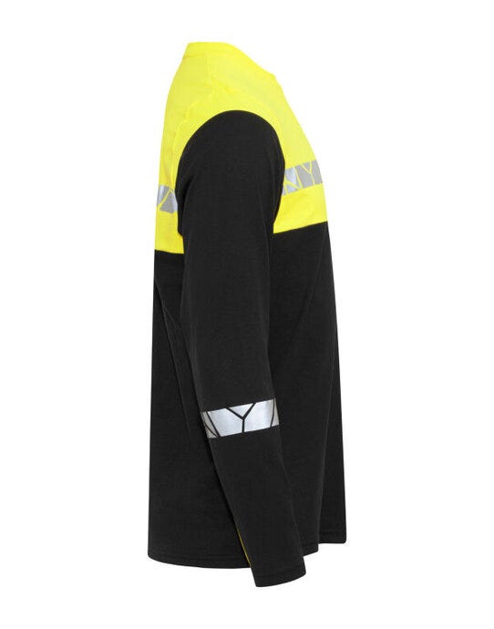 Pro-Job ProJob Progression 7002 LS T-Shirt - Black/Yellow