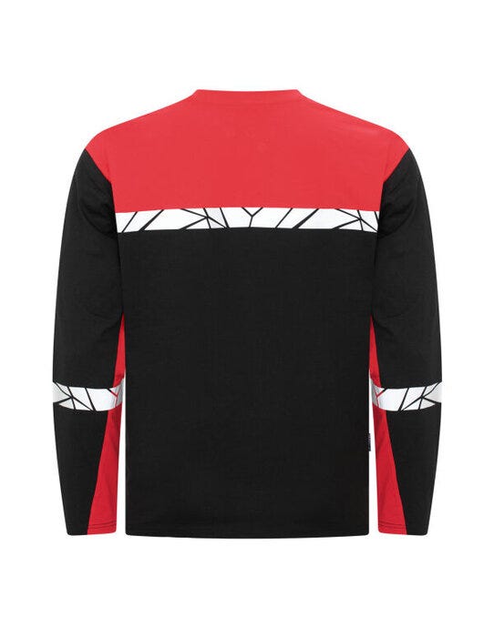 Pro-Job ProJob Progression 7002 LS T-Shirt - Black/Red