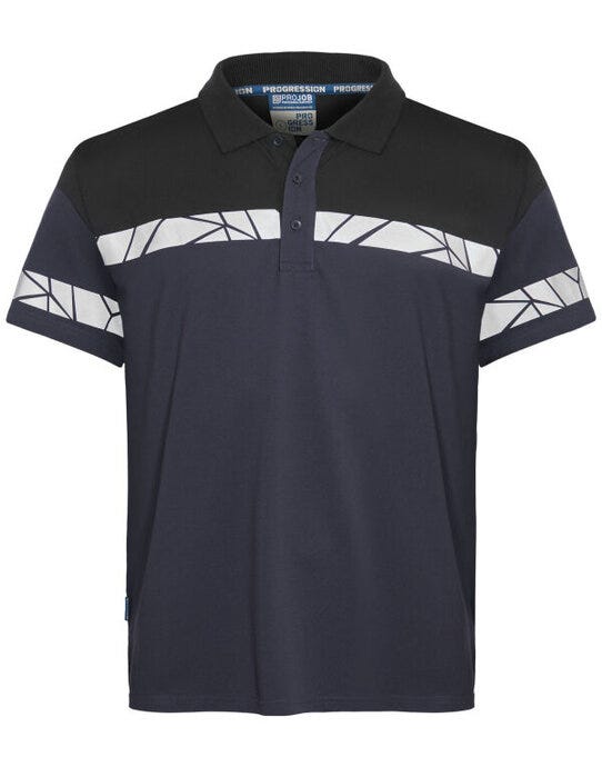 Pro-Job ProJob Progression 7003 Pique Polo - Navy/Black