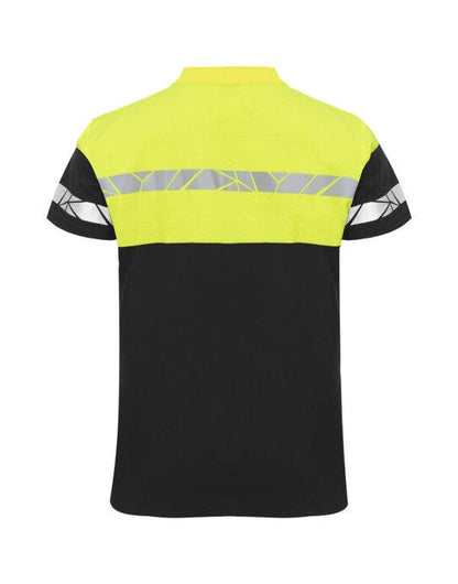Pro-Job ProJob Progression 7003 Pique Polo - Black/Yellow