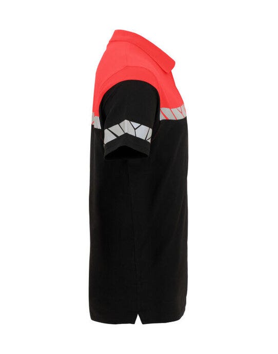 Pro-Job ProJob Progression 7003 Pique Polo - Black/Red