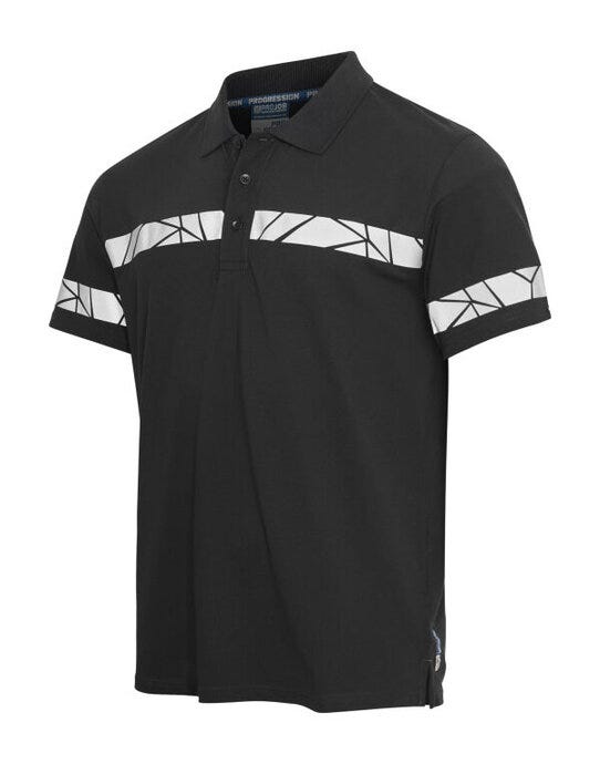 Pro-Job ProJob Progression 7003 Pique Polo - Black/Black