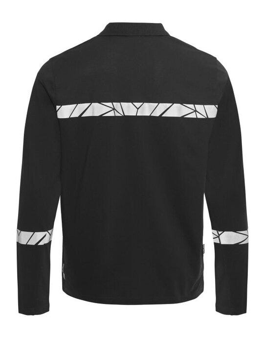 Pro-Job ProJob Progression 7004 LS Pique Polo - Black/Black