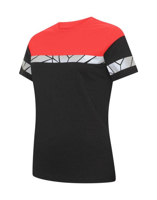 Pro-Job ProJob Progression 7005 Ladies T-Shirt - Black/Red