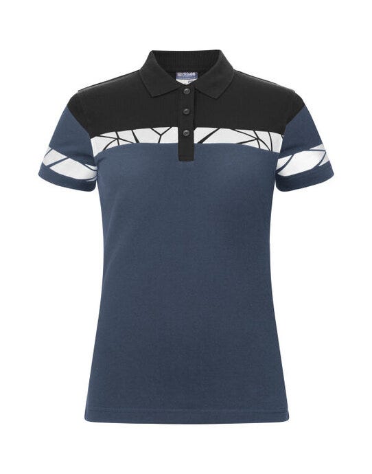 Pro-Job ProJob Progression 7006 Ladies Pique - Navy/Black