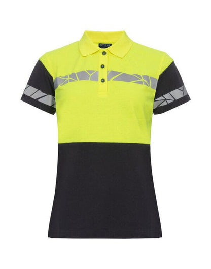 Pro-Job ProJob Progression 7006 Ladies Pique - Black/Yellow