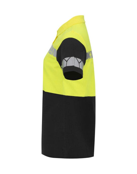 Pro-Job ProJob Progression 7006 Ladies Pique - Black/Yellow