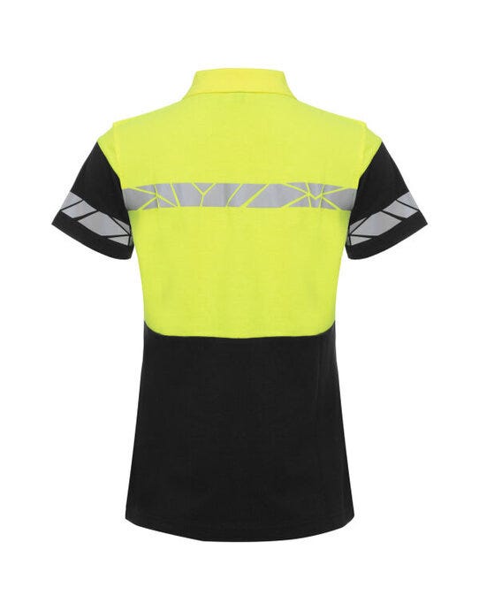 Pro-Job ProJob Progression 7006 Ladies Pique - Black/Yellow