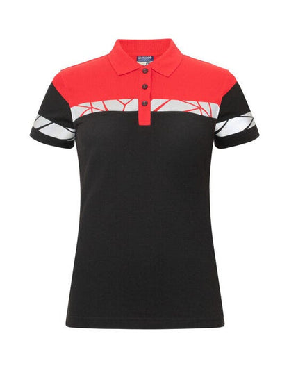 Pro-Job ProJob Progression 7006 Ladies Pique - Black/Red