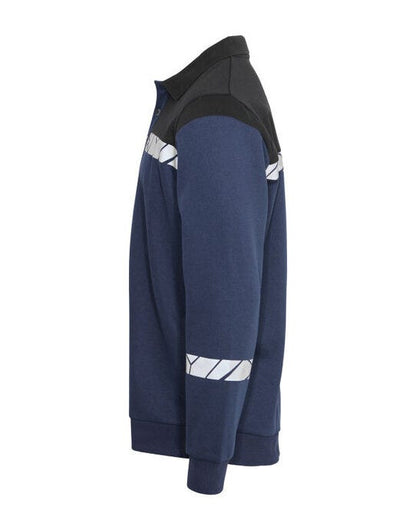 Pro-Job ProJob Progression 7100 LS Polo Sweat - Navy/Black