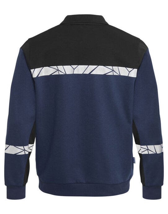 Pro-Job ProJob Progression 7100 LS Polo Sweat - Navy/Black